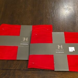 Dream Home Red Velvet Placemats 2 Sets of 4